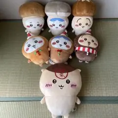 ちいかわ　きのこ＆ジンジャーマン　くりまんじゅう　BIGぬいぐるみセット