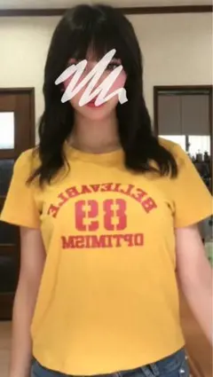 半袖Tシャツ イエロー