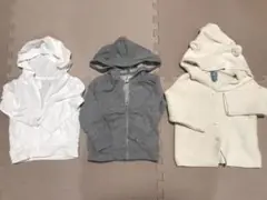 子供服　80サイズ　上着3点セット　※ペット・タバコなし