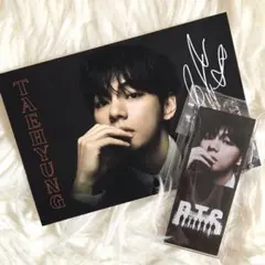 BTS V テテ ポストカード&アクリルキーリングセット