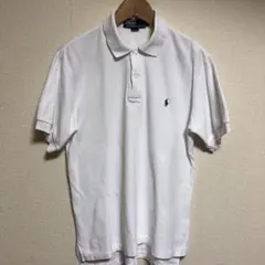 ポロバイラルフローレン　刺繍ロゴ　ポロシャツ　メンズL相当サイズ