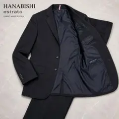 極美品☆ティノラス☆スリーピーススーツ☆ストライプ柄☆ダーク
