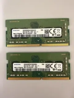 Samsung DDR4 RAM 8GB 2枚セット - メルカリ