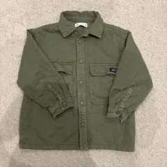 zara kids 122cm キルティングコットンアウター カーキ