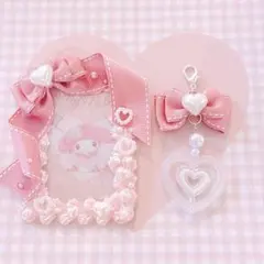 ホイップデコトレカケース硬質カードケース♡お揃いのストラップ付き♡B8サイズ♡