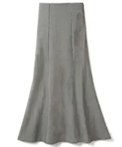 【美品】チェック柄バックレースアップハイウエストマーメイドスカートLサイズ