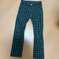 ラッドカスタム　110cm チェック柄パンツ