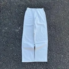 美品】ヨーガンレール デニムパンツ ウエストゴム L コットン ホワイト