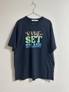 MAISON KITSUNÉ GAME SET SPLASH Tシャツ Lのサムネイル