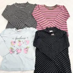 長袖カットソー4点セット　長袖　ロンT 110 女の子