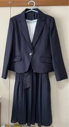 セレモニー ジャケット＆ワンピースセット　ネイビー
