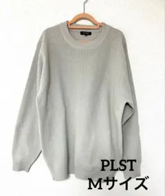【美品】PLST プラステ ライトウェイト クルーネック セーター ニット Mのサムネイル