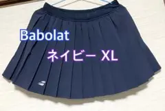 バボラ【25'春夏コレクション】テニス プリーツスカート ネイビー XL