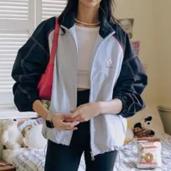 ジャンパー 春 ブルゾン アウター　ブルー