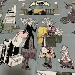 96㎝　アレキサンダーヘンリー　ガストリー　getaway　ダークグレー　生地