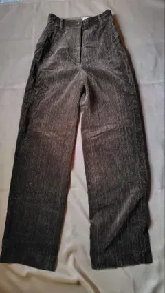 【AUJARD PARIS】ブラウン☘️ストレートパンツ《コーデュロイ》