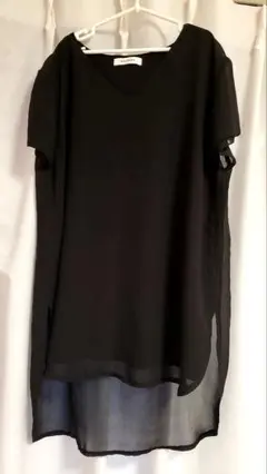 MOUSSY ブラック チュニック 半袖