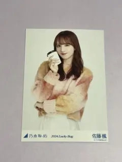 乃木坂46 2024 lucky bag 冬コーデ 生写真　佐藤楓