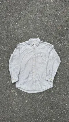 80s 90s L.L.Bean ネルシャツ　茶ボタン