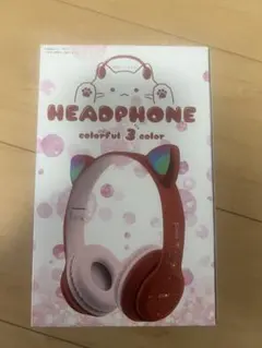 カラフルワイヤレスヘッドホン LED付き　新品未使用のサムネイル