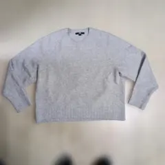 UNIQLO グレー クルーネックセーター Lサイズ