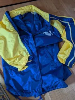 PUMA ウィンドブレーカー 青/黄　130㌢