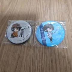 26文豪ストレイドッグス　太宰治缶バッジ2点セット