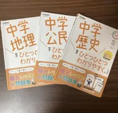 中学地理・公民・歴史 ひとつひとつわかりやすく