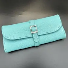 廃盤.美品】TIFFANY&CO ジュエリーロール アクセサリーポーチ ゆ3 