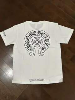 ラグジュアリー★Cｈホースシュー＆クロス★オールインワン★Tシャツ　ホワイトＬ