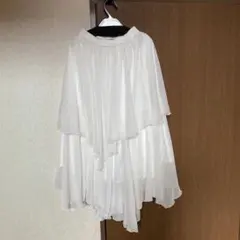 LILY BROWN フレアスカート ホワイト