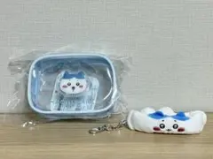 ちいかわ ハチワレ ぷっくりクリアミニポーチ リストバンドキーホルダー