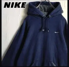 Nike ネイビー フード付きパーカー