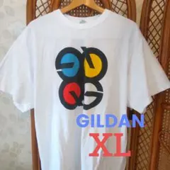 US古着 GILDAN Tシャツ ホワイト XL