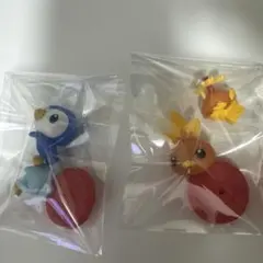 チョコエッグ ポケットモンスター 旅立ちの3匹 アチャモ　ポッチャマ