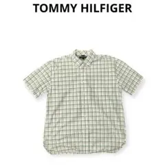 【夏物】TOMMY HILFIGER ビッグサイズ　チェックシャツ　XL