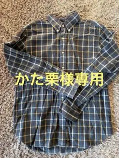 Gymphlex チェック柄シャツ XL ネイビー系