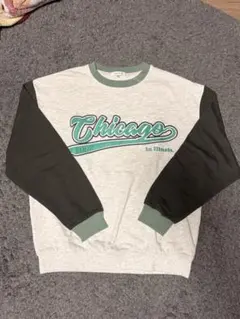 Suggestion Chicago スウェット Mサイズ グレーダークグリーン