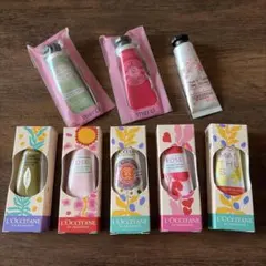 ロクシタン シア ハンドクリーム ローズハートほか10mL8本セット