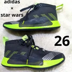 アディダス×スターウォーズ　コラボスニーカー　DAME5　バッシュ 26