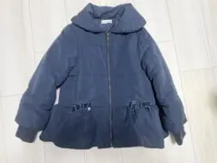 ネイビー フリル付きジャケット