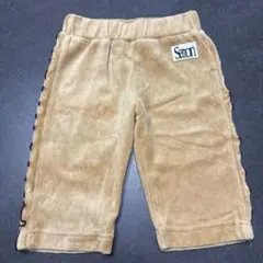 semon apartment ベロアパンツ ベージュ