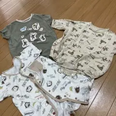 おさるのジョージ ロンパース 3点セット 70cm 80cm