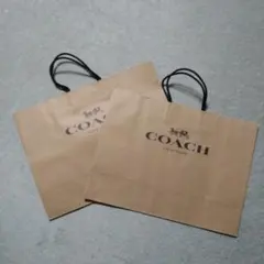 COACH　紙袋　２枚セット