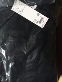 ユニクロ　エアリズムコットンオーバーサイズTシャツ　5分袖　4XL　ブラック