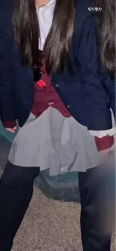 カーディガン バーガンディ