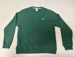 【数回着用美品】NIKE グリーントレーナー　XXL 裏起毛