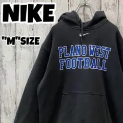 【センタースウッシュ】NIKE 刺繍ロゴ　カレッジアメフト　スウェットパーカー