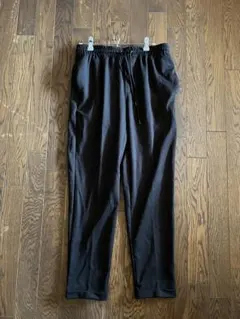 ZARA クリースイージーパンツ ブラック アンクルパンツ S