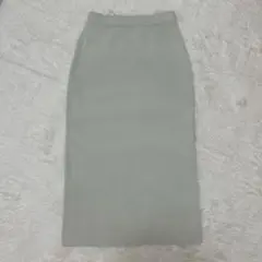 美品 AMERICAN HOLIC スカート ニット ロング丈 アイボリー S